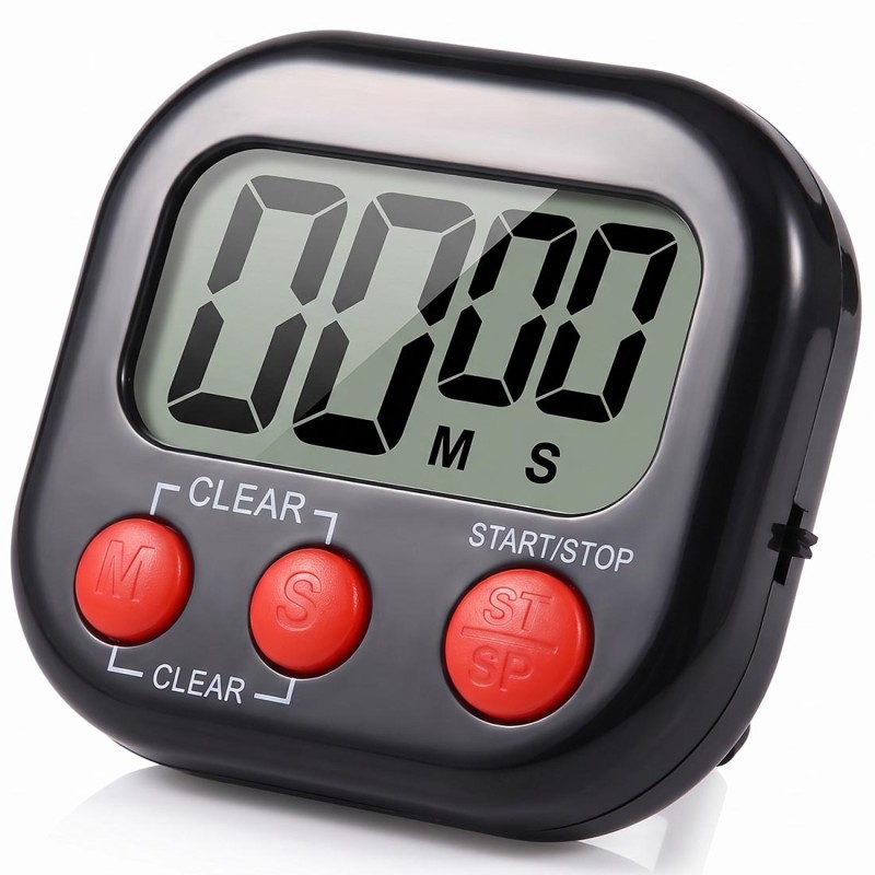 Temporizador Digital Time-Pro Conteo Arriba Abajo 99 Min - Rojo