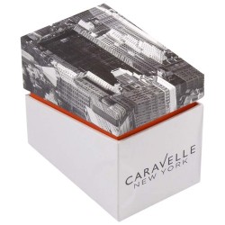 Reloj Caravelle New York 44L131 Mujer Piel Bisel Decorado - Oro Rosa