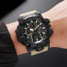 Reloj Skmei Proteus Hombre Analógico Digital Multifunción Caqui 2625