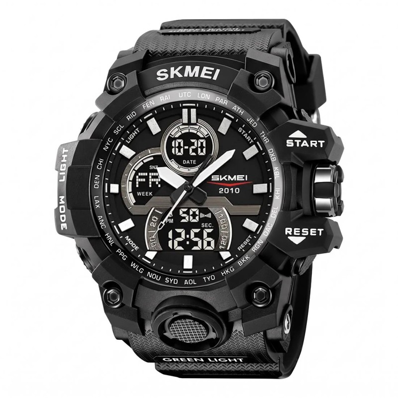 Reloj Skmei Proteus Hombre Analógico Digital Multifunción Negro 2625