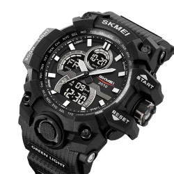 Reloj Skmei Proteus Hombre Analógico Digital Multifunción Negro 2625