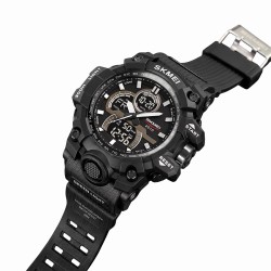 Reloj Skmei Proteus Hombre Analógico Digital Multifunción Negro 2625