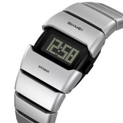 Reloj Skmei Droid Hombre Digital Futurista Moderno Led Gris 2722