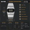 Reloj Skmei Droid Hombre Digital Futurista Moderno Led Gris 2722