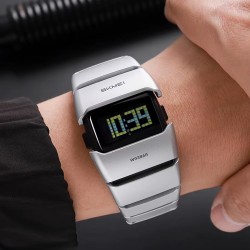 Reloj Skmei Droid Hombre Digital Futurista Moderno Led Gris 2722