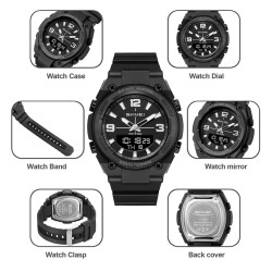 Reloj Skmei Radar Hombre Digital Analógico Deportivo Militar 2796