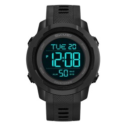 Reloj SKMEI 2740 Hombre Digital Deportivo Multifunción Táctico Negro