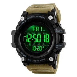 Reloj SKMEI Battle 1384 Sport Multi Dual Time Conteo Light - Caqui