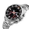 Reloj SKMEI Cirrus 1146 Japan Sistema Dual Multifunción Acero - Negro
